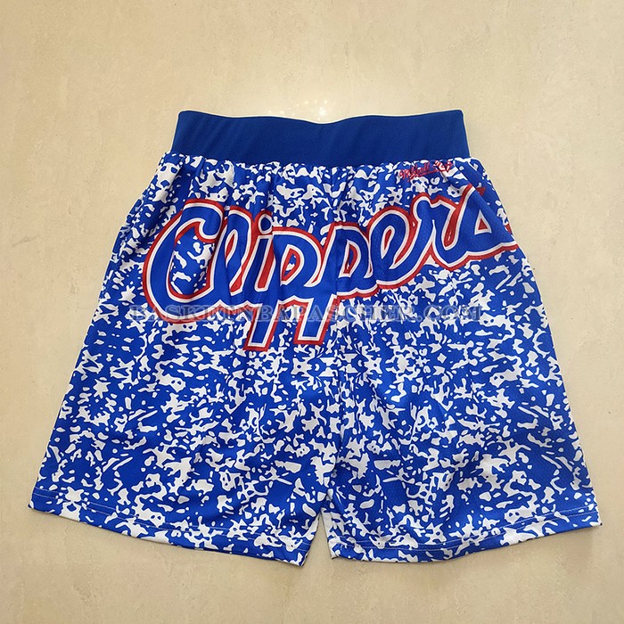 Short Los Angeles Clippers Mitchell & Ness 1984 Bleu